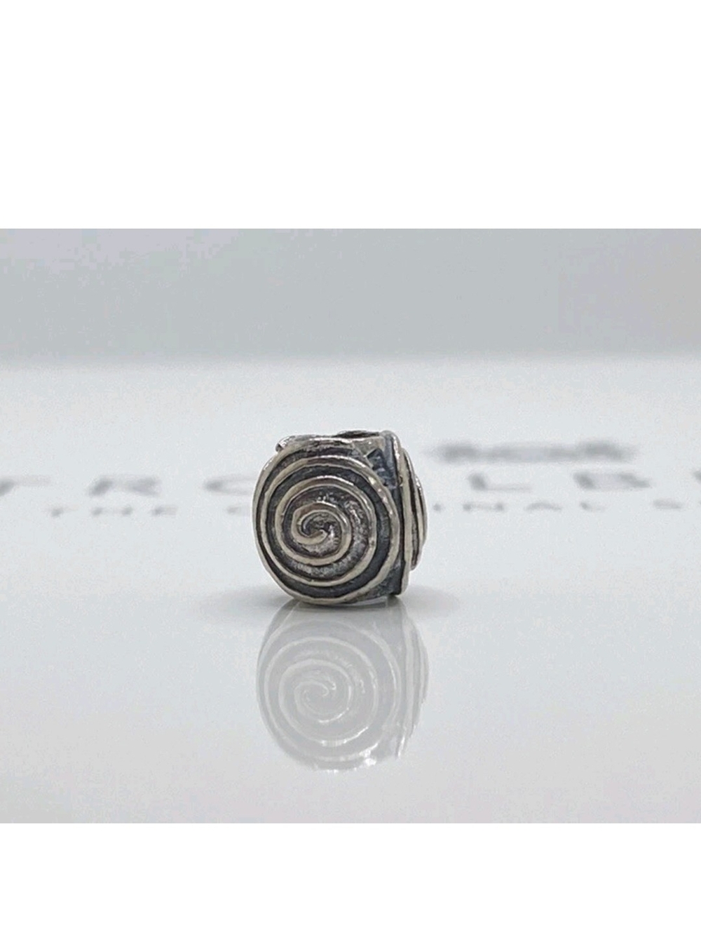 Trollbeads 925 Sterling Silver Spiral Bead Charm